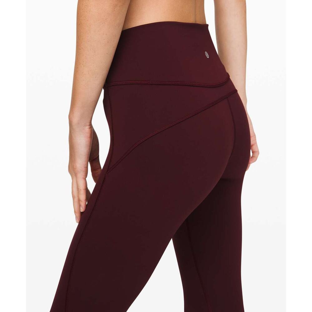 Lululemon In Movement Tight 25" *Everlux Size 6 Garnet EUC - Picture 6 of 8